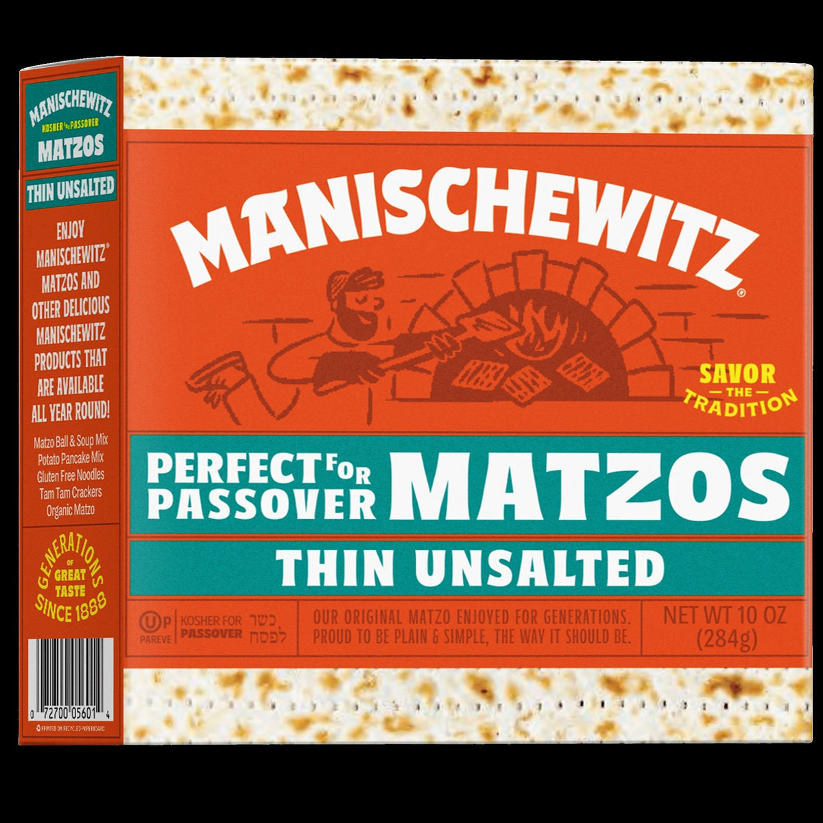 Unsalted Thin Matzos