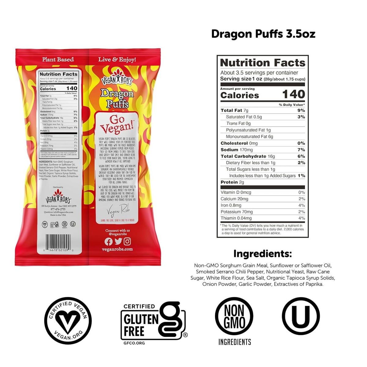 Probiotic Dragon Puffs