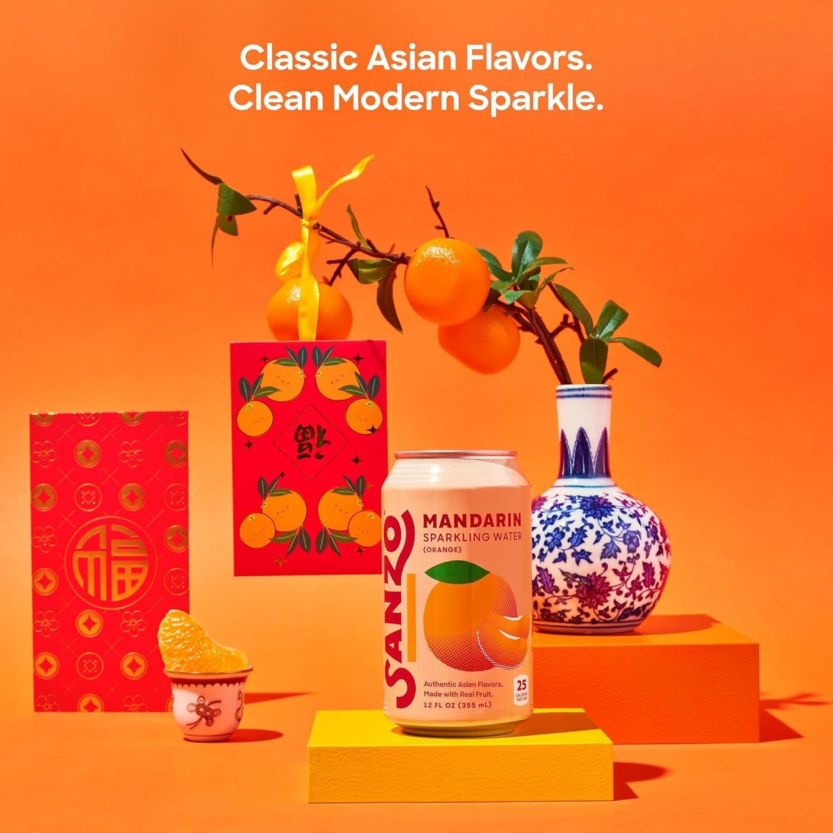 Mandarin Sparkling Water (12 Pack)