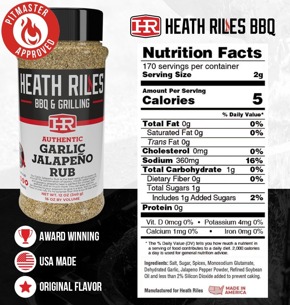 Garlic Jalapeno Rub Shaker