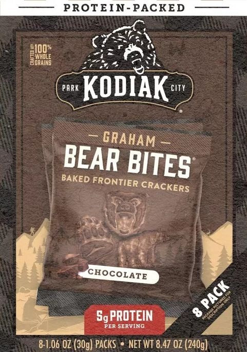 Bear Bites Chocolate Graham Crackers (8 CT)