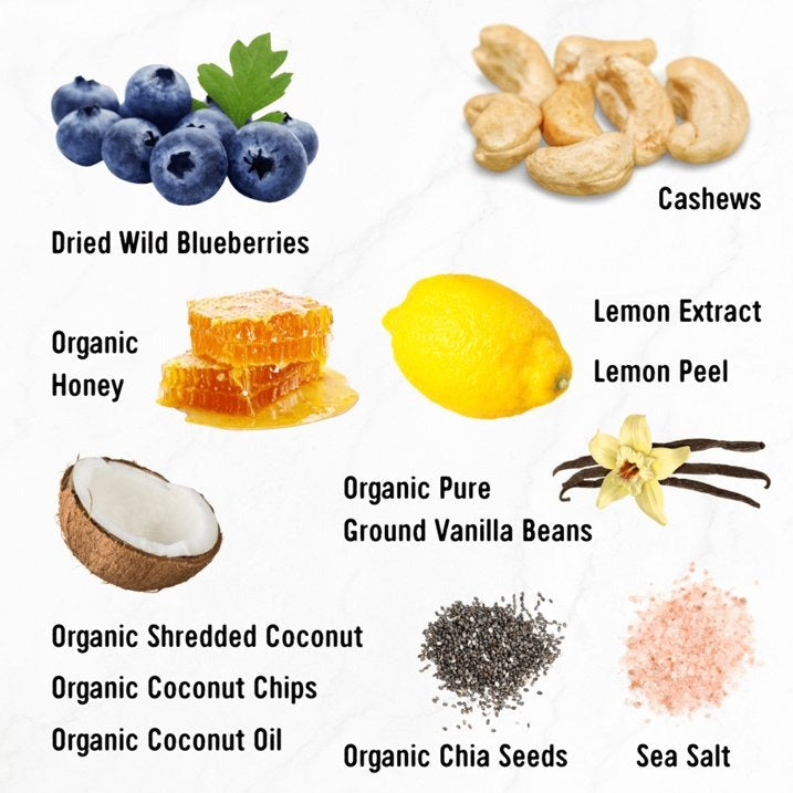 Blueberry Lemon & Cashew (12 CT)