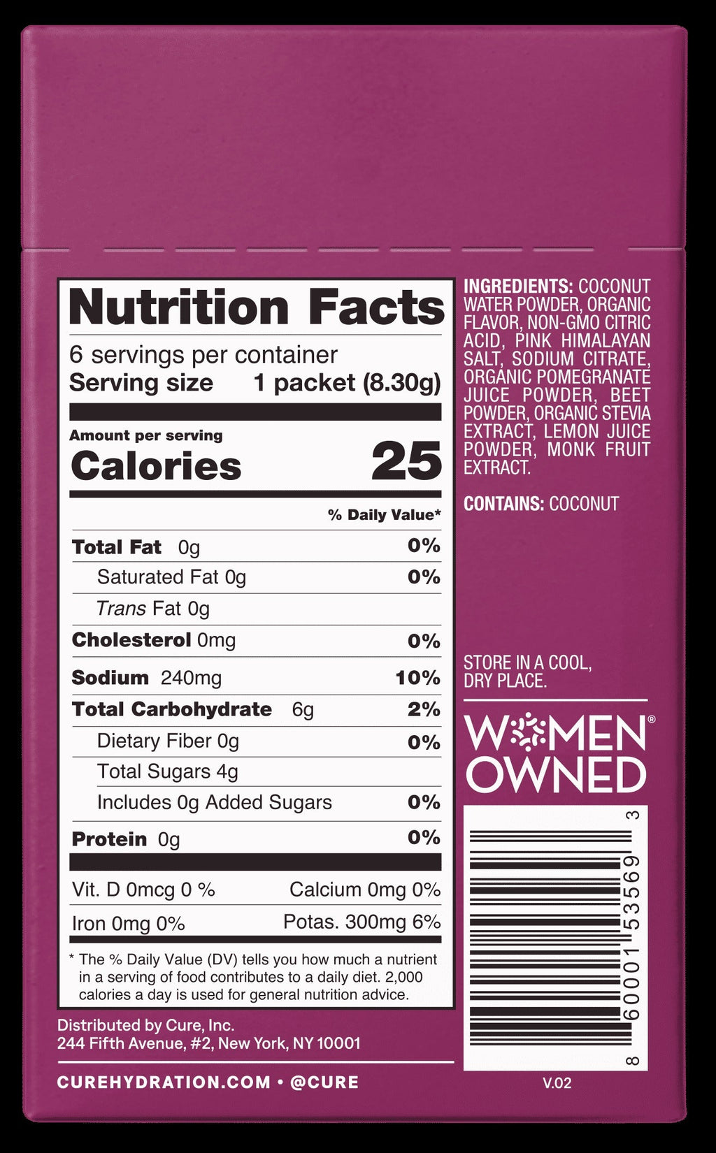 Electrolyte Powder Mix - Berry Pomegranate (6 CT)