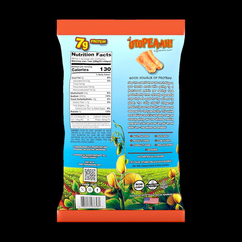 Utopeah-ah! Chili Lime Protein Chips
