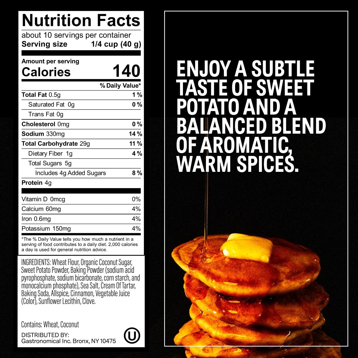 Pancake & Waffle Mix- Sweet Potato