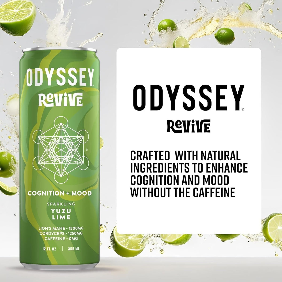 Yuzu Lime Revive Sparkling Drink