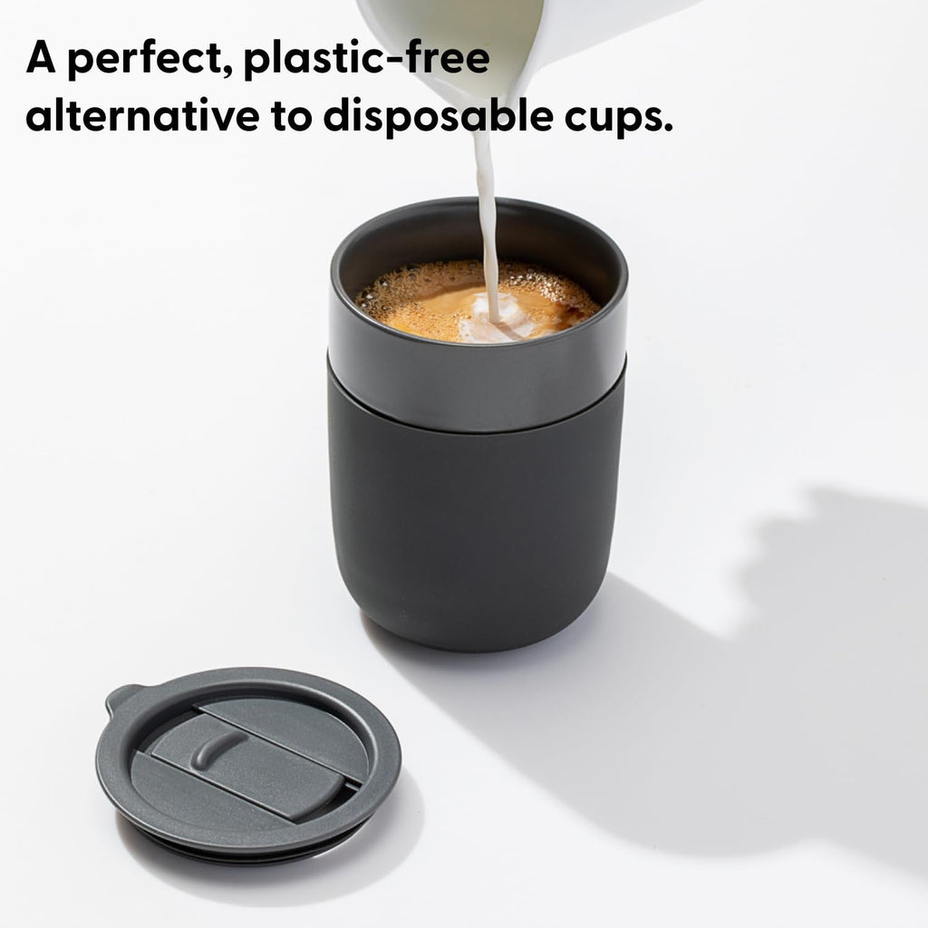 12oz Travel Coffee Mug with Protective Silicone Sleeve - Blush