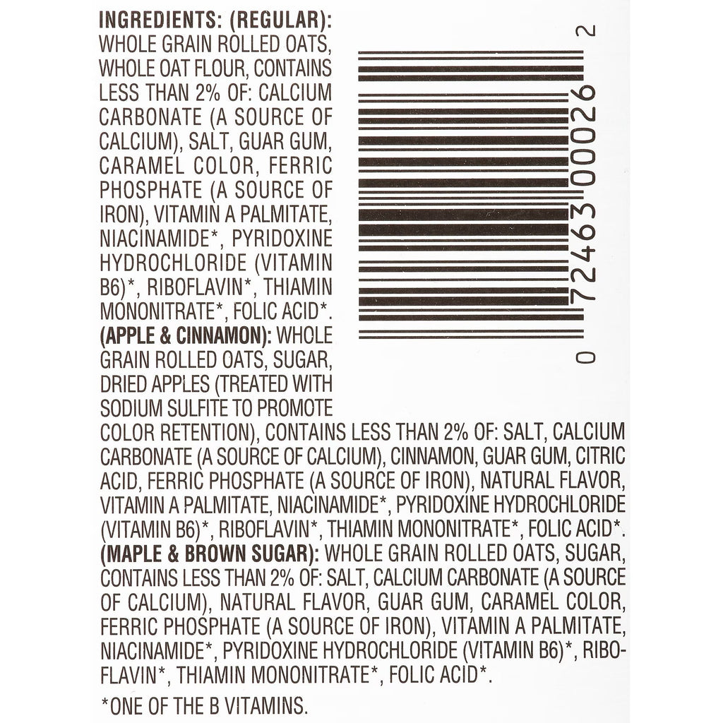 Instant Irish Oatmeal Variety Pack