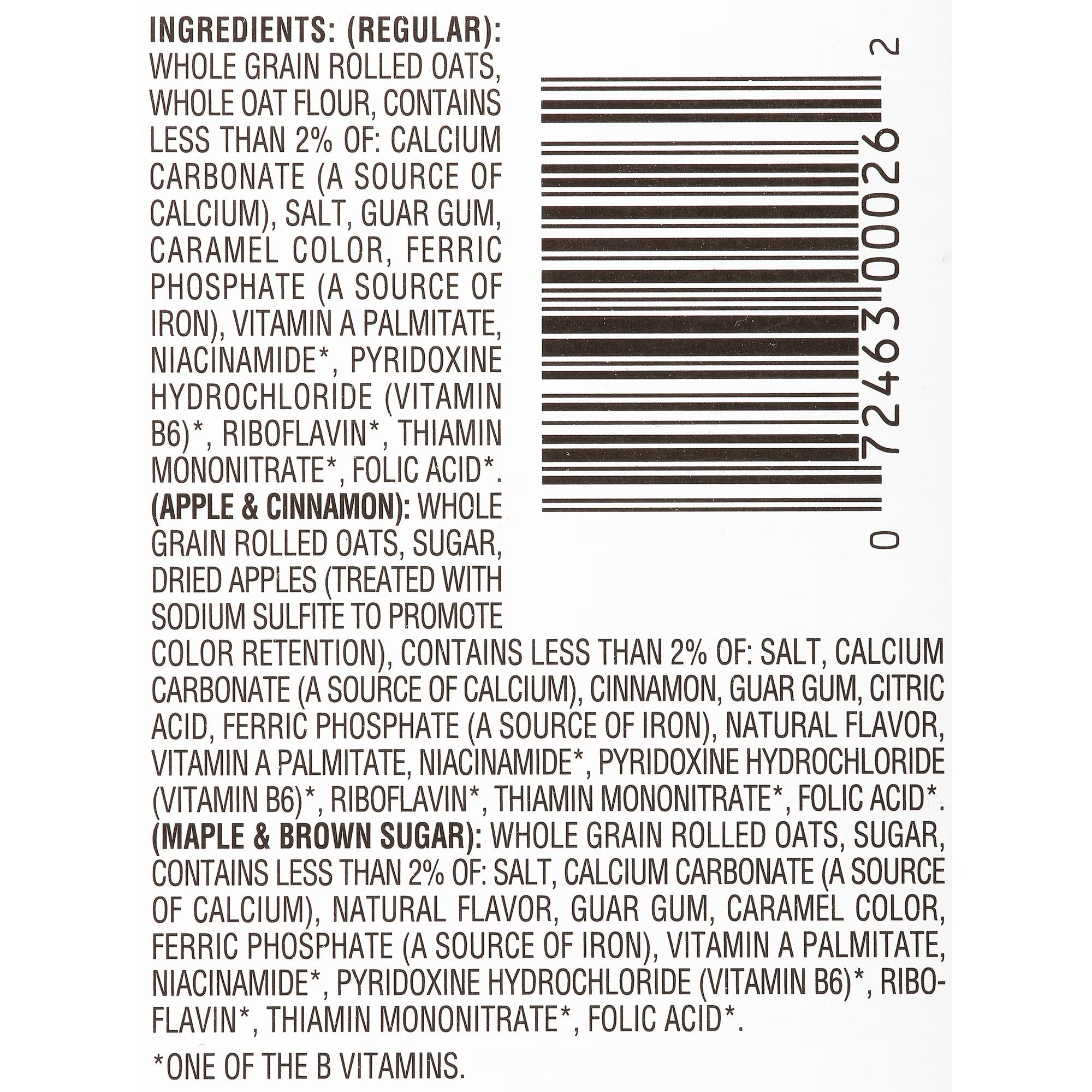Instant Irish Oatmeal Variety Pack