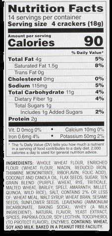 Multigrain Crackers