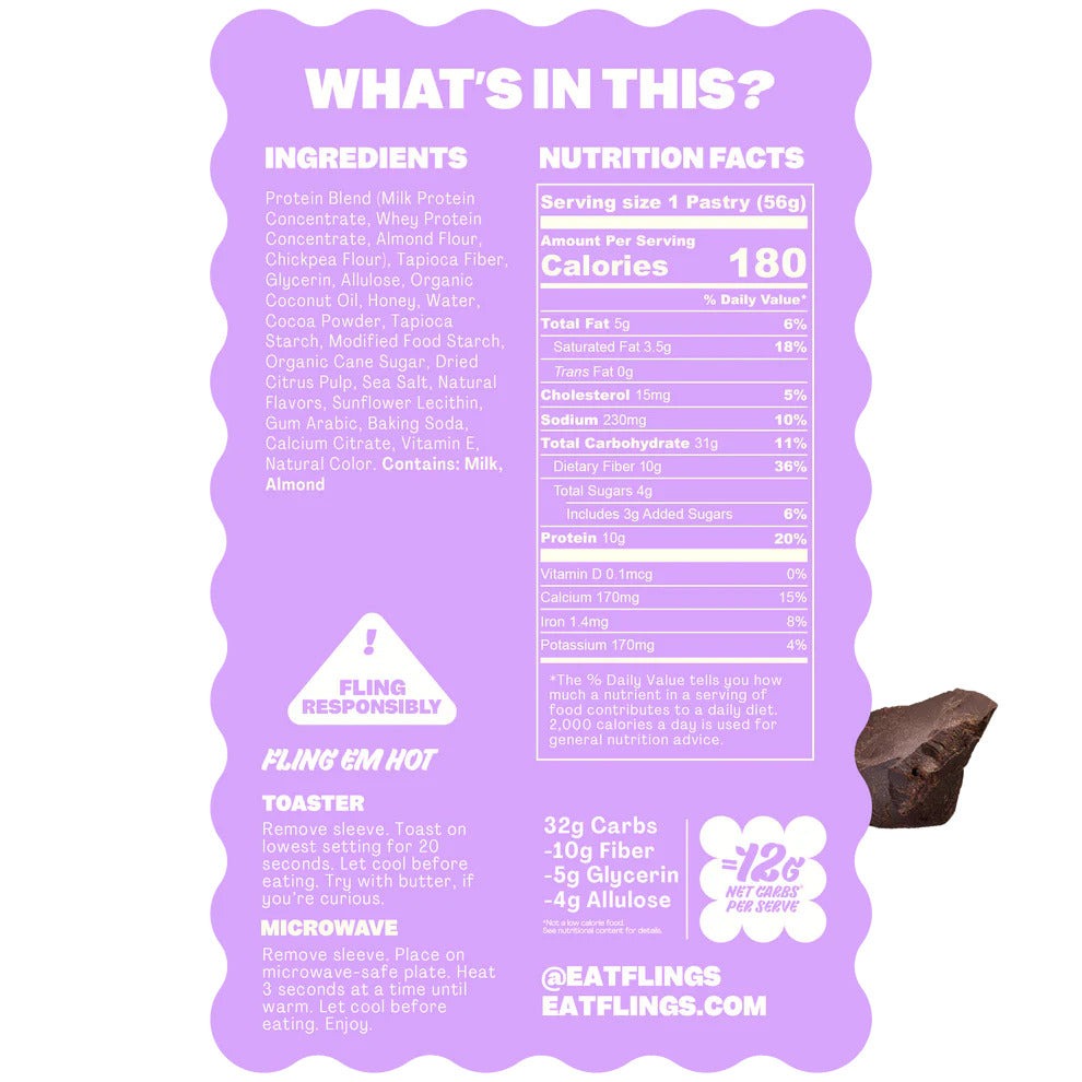 Protein Hot Chocolate Toaster Pastries