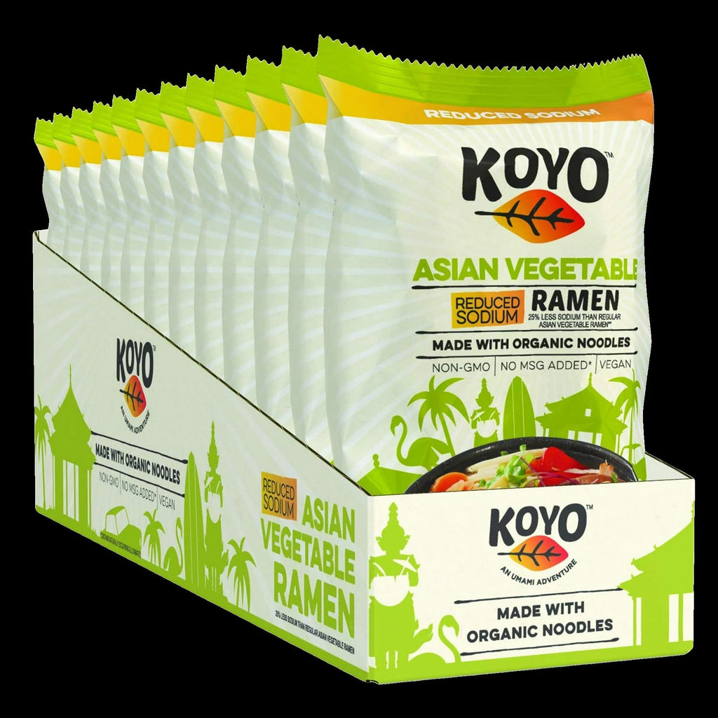Reduced Sodium Asian Vegetable Ramen (12 Pack)
