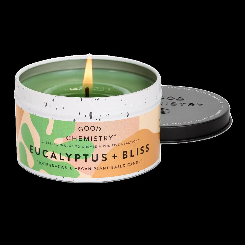 Tin Candle - Eucalyptus + Bliss