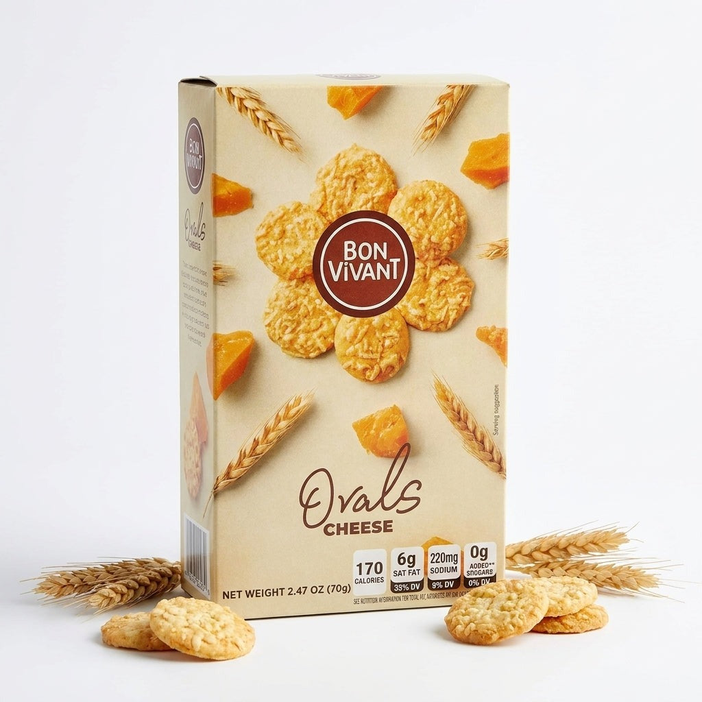 Ovals Cheese Crackers