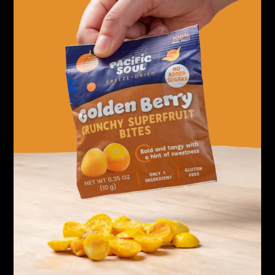 Golden Berry Crunchy Superfruit Bites (12 Pack)