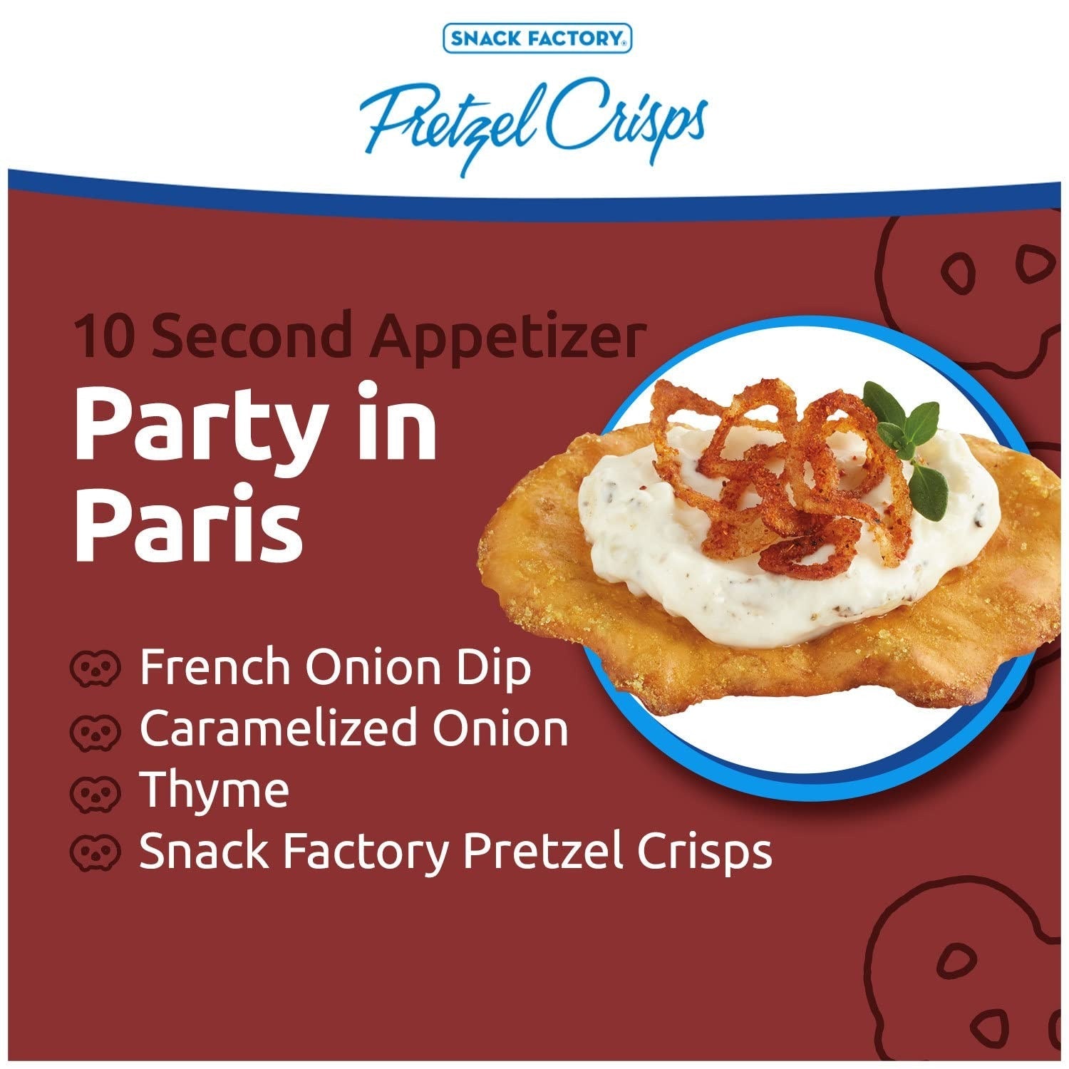 Honey Mustard & Onion Pretzel Crisps