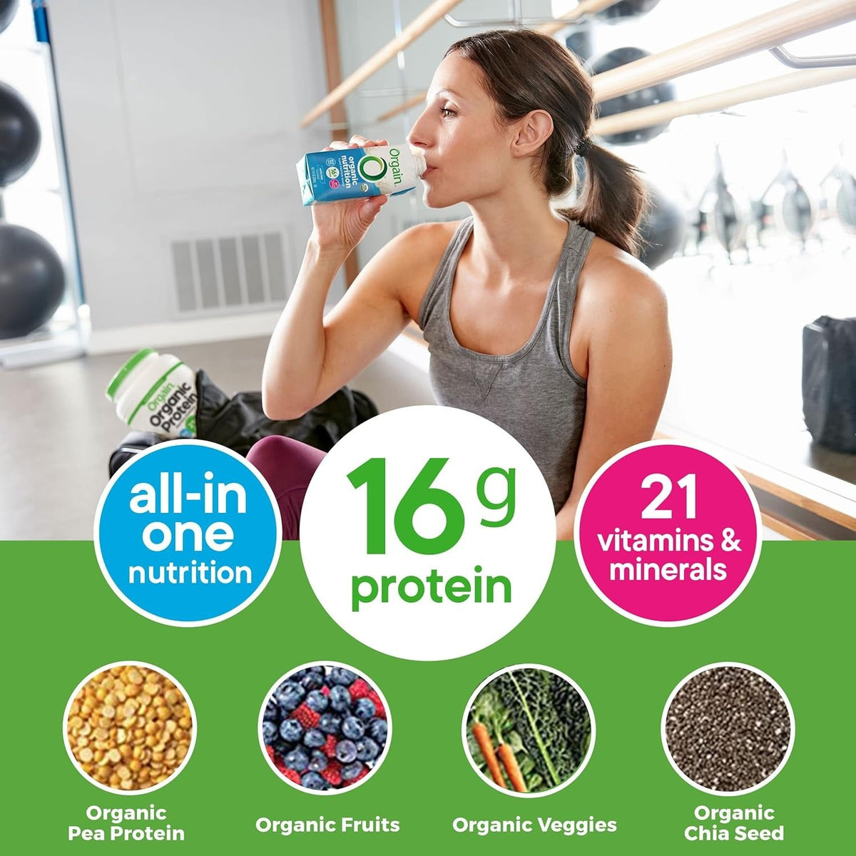 Organic Vanilla Bean Protein Shake (4 Pack)