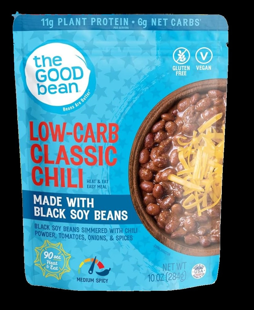 Low-Carb Classic Chili Made with Black Soy Bean