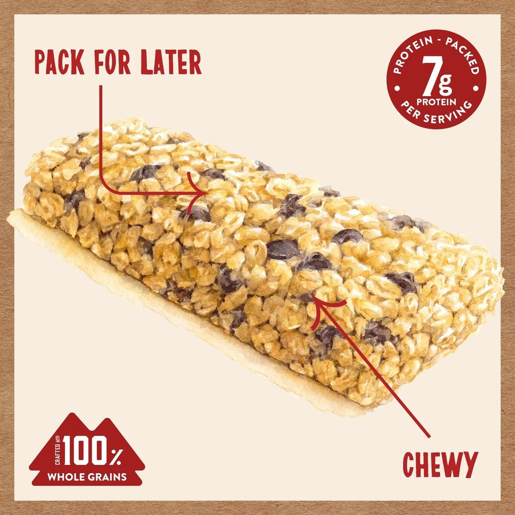 Chocolate Chip Chewy Granola Bars