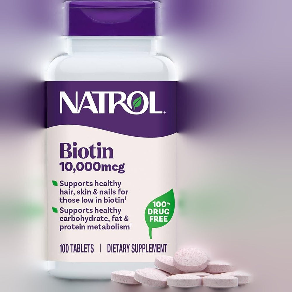 Biotin 10,000mcg Tablets (100 CT)