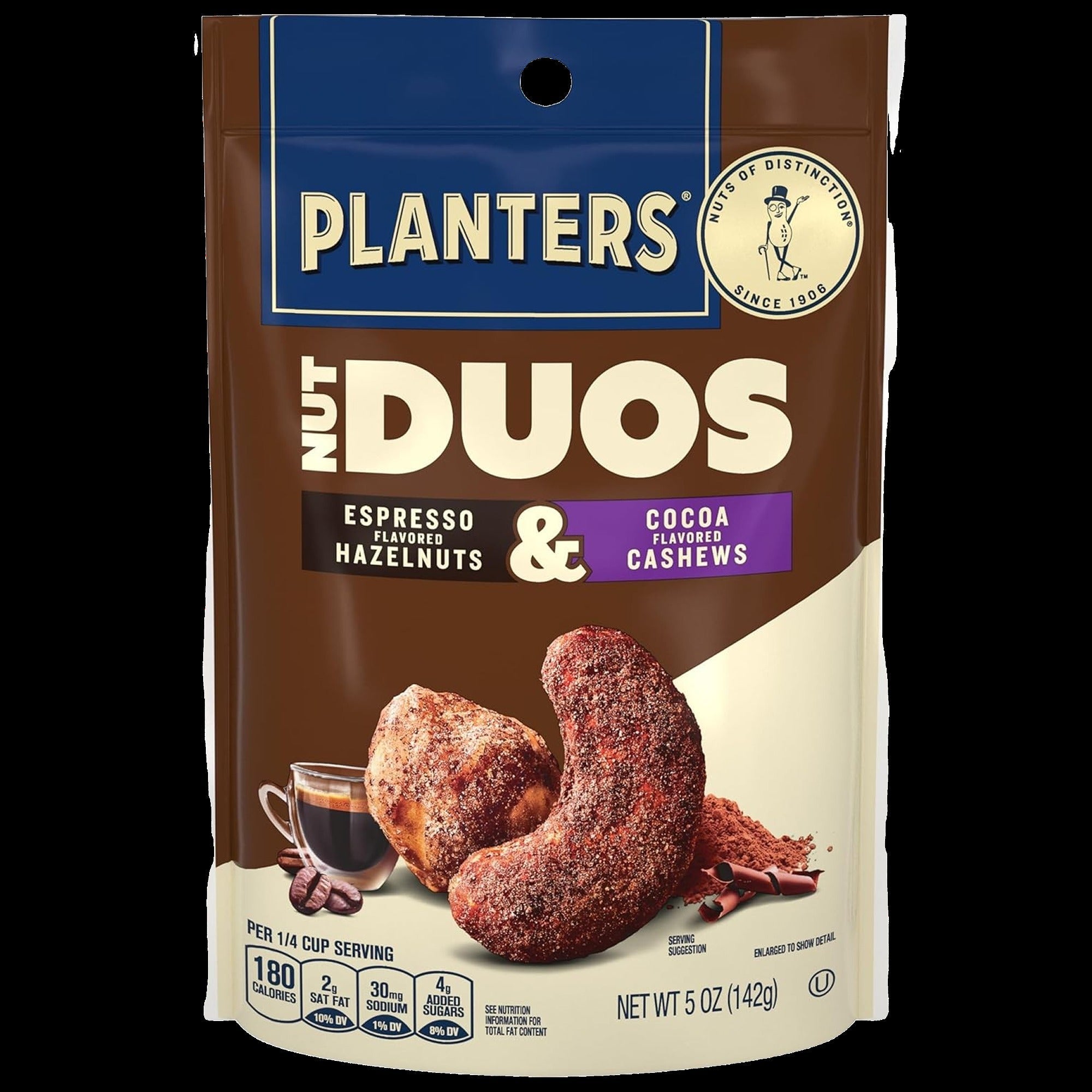 Duos Cocoa Cashews & Espresso Hazelnuts