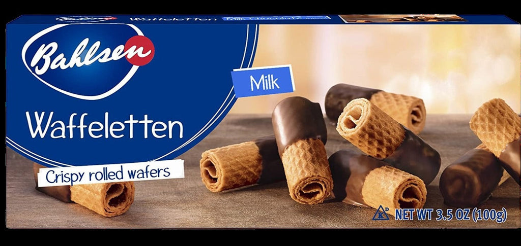 Dark Chocolate Rolled Wafers Cookies