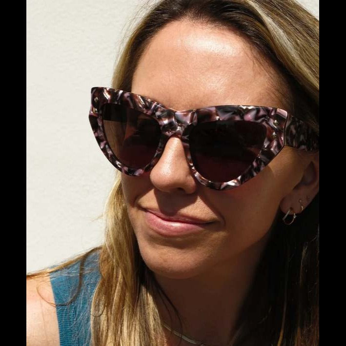 Birdie Sunglasses - Plum Disco