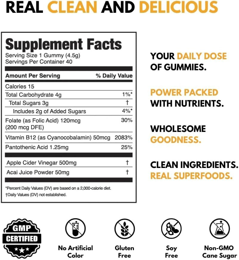 ACV + Superfoods Gummies