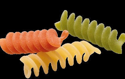 Tricolor Fusilli Pasta