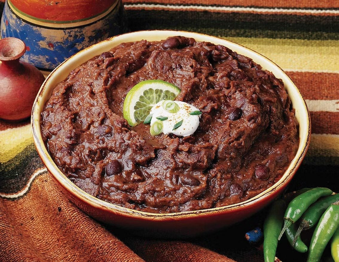 Gluten Free Refried Black Beans