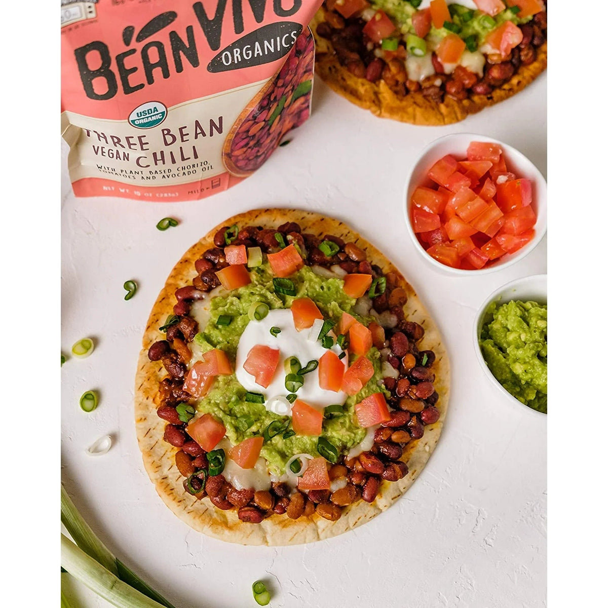Organic Three Bean Vegan Chili (6 Pack)