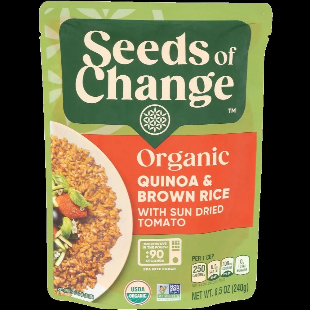 Organic Brown Rice & Quinoa With Sun-Dried Tomatoes