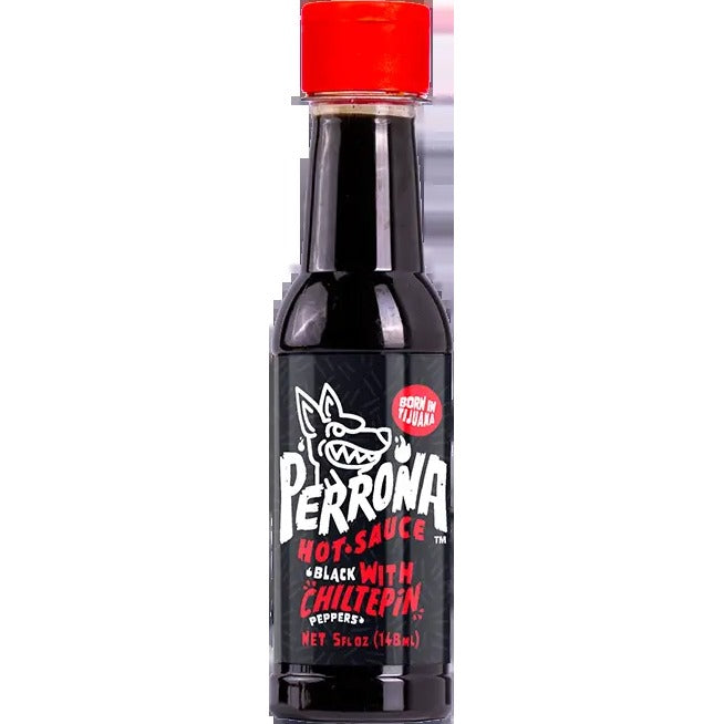 Chiltepin Peppers Hot Sauce - Black