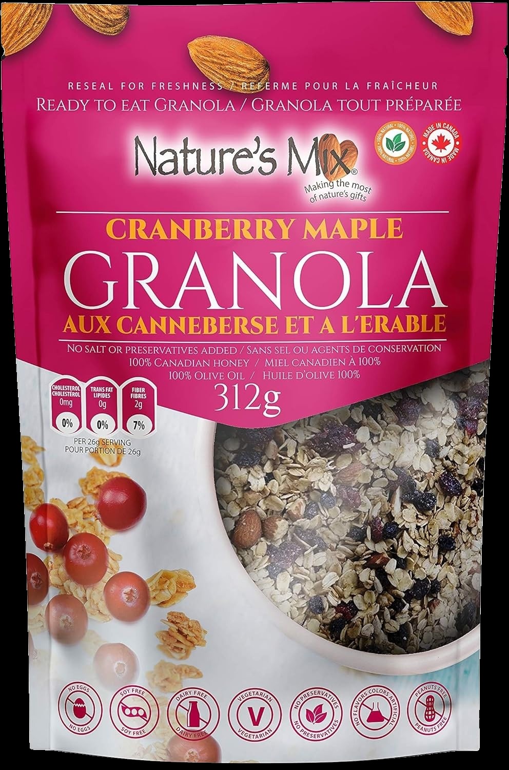 Cranberry Maple Granola