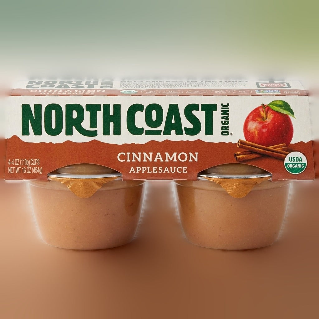 Organic Applesauce With Cinnamon (4 Pack)