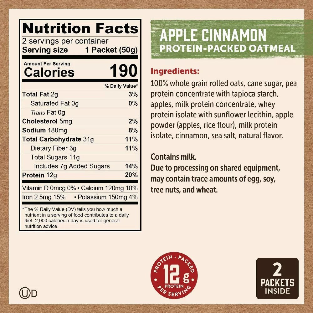 Oatmeal Packet Variety Pack