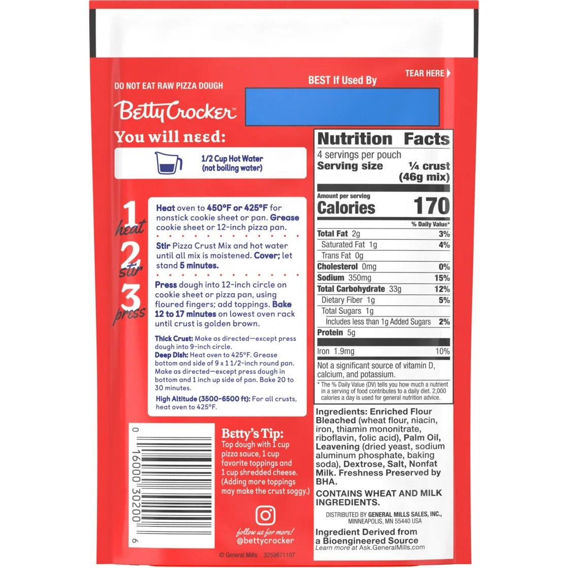 Pizza Crust Mix