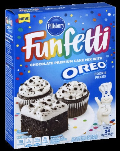 Funfetti Chocolate Oreo Cake Mix