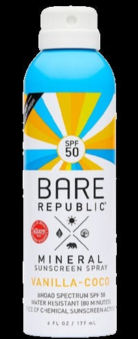 Coco Vanilla Sunscreen Spray Spf 50