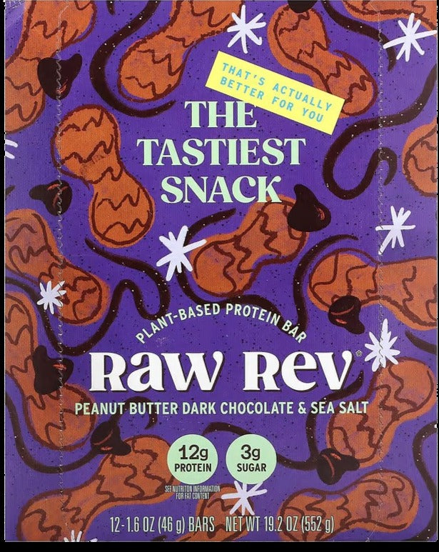 Peanut Butter, Dark Chocolate & Sea Salt Protein Bar (12 Pack)
