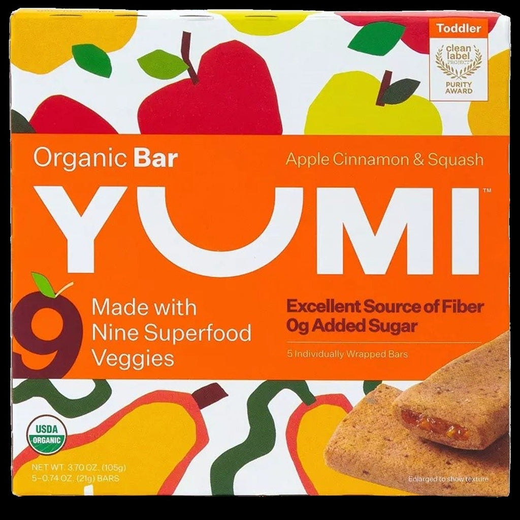 Organic Apple Cinnamon Squash Baby Snack Bars (5 CT)