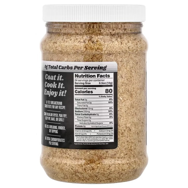Pork Rind Crumbs - Unseasoned