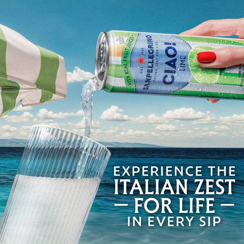 Ciao Lime Sparkling Water (6 Pack)
