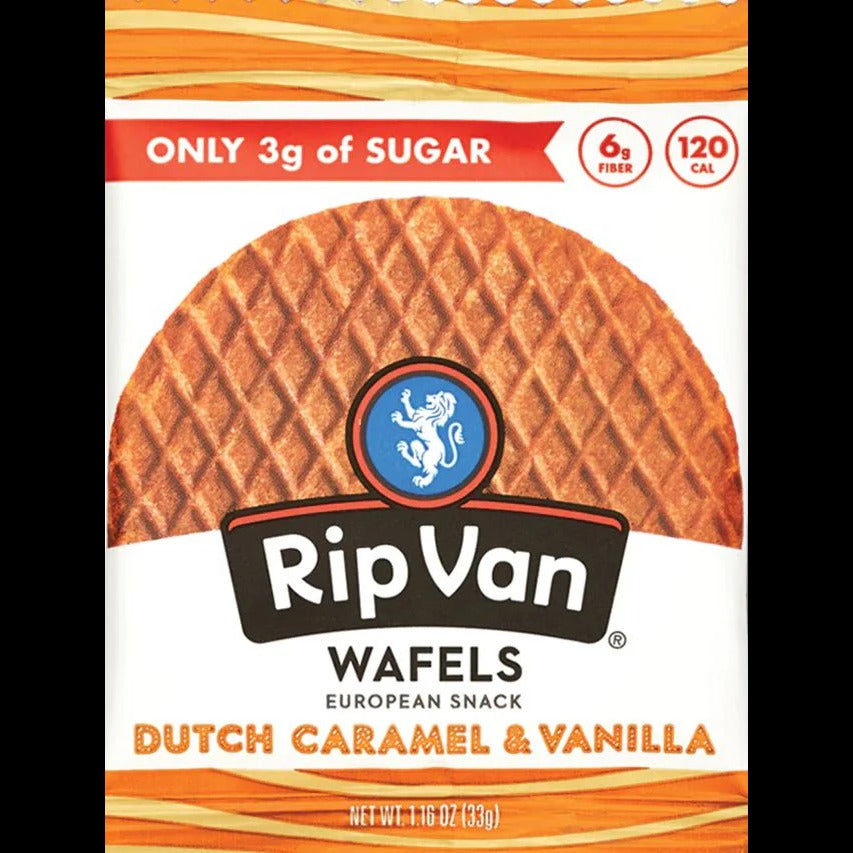 Dutch Caramel & Vanilla Wafels (12 Pack)