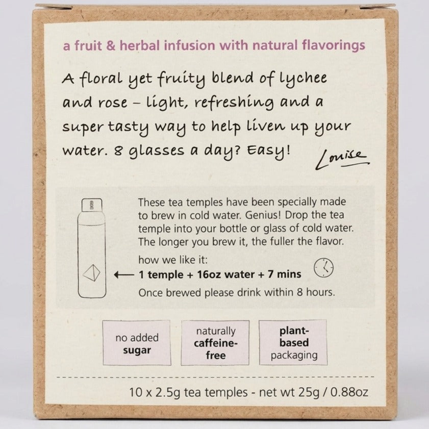 Cold Brew Lyche & Rose Tea (10 CT)