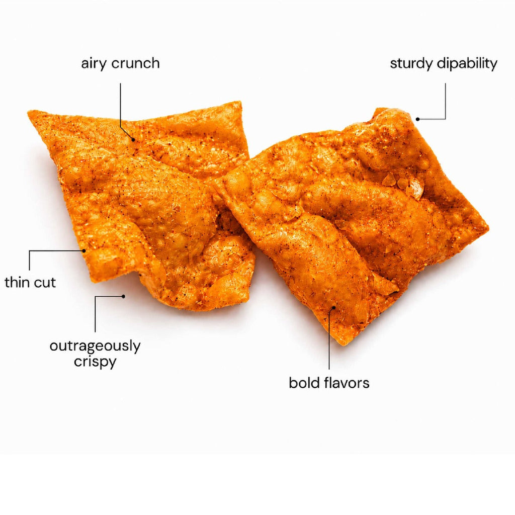 Sea Salt Flavored Wonton Crisps Snack