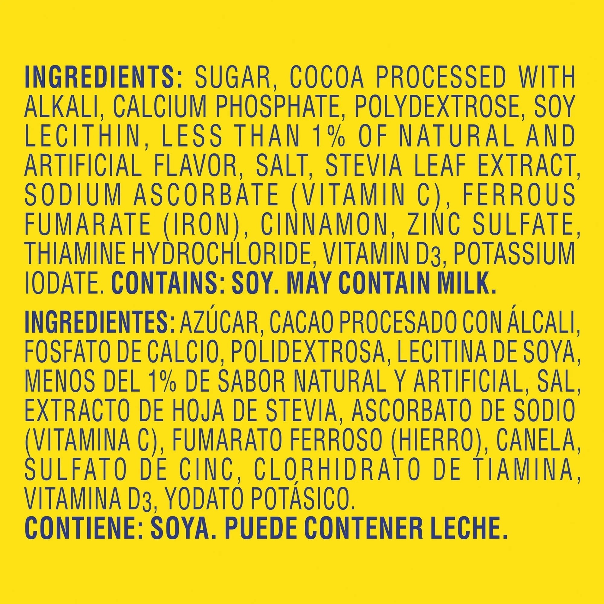 Chocolate Quick Mix