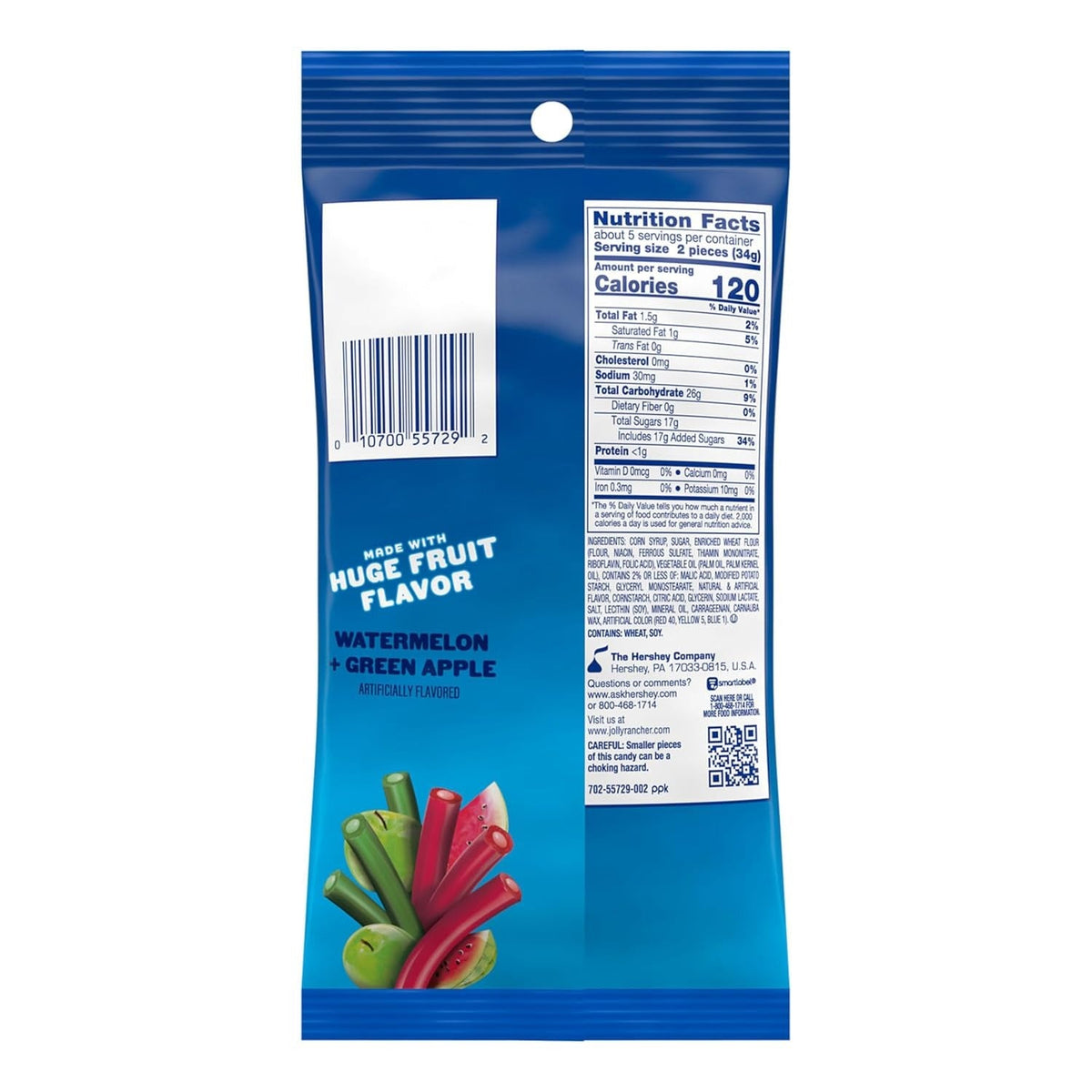 Candy Ropes - Watermelon & Green Apple