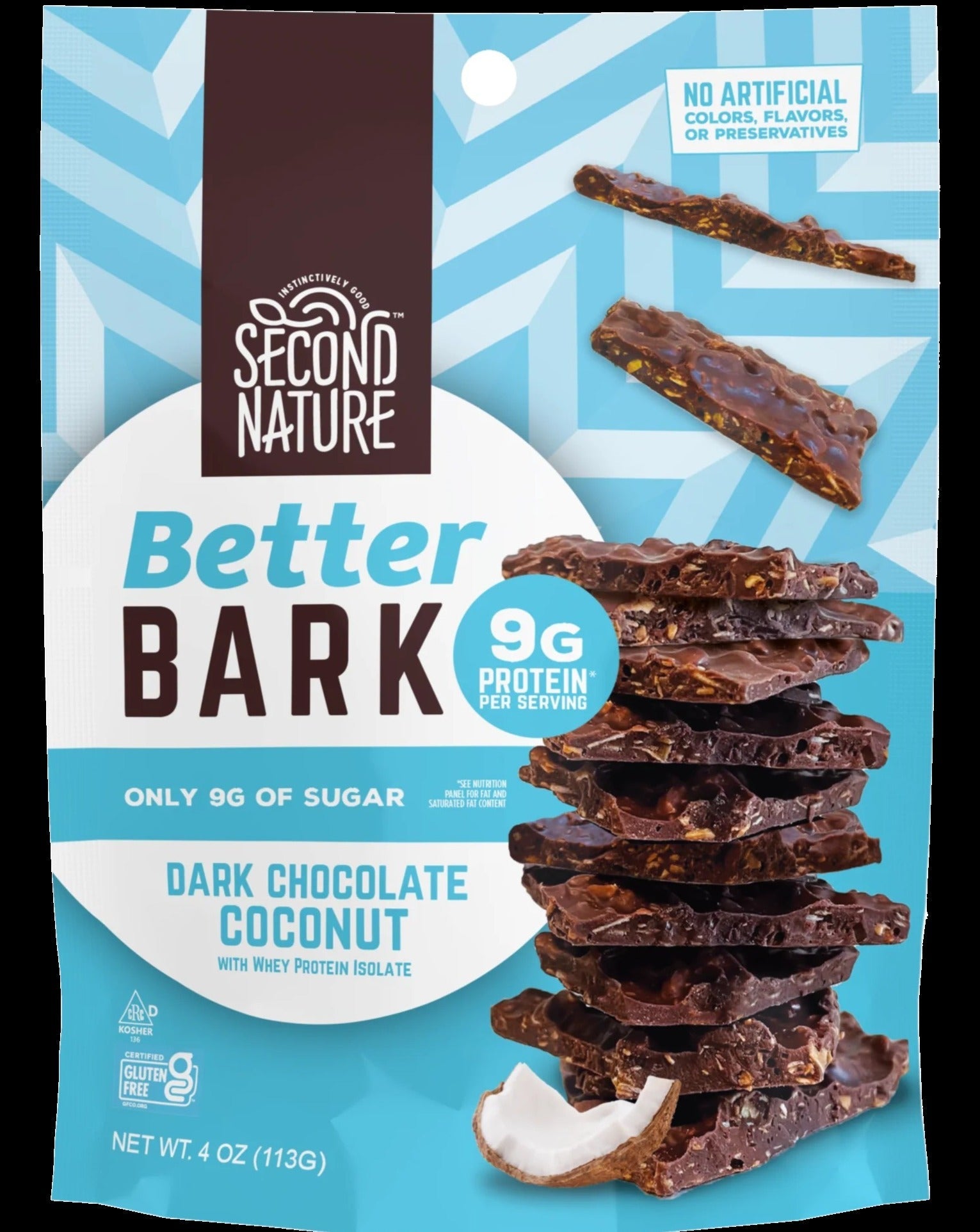 Better Bark Dark Chocolate Coconut Bar