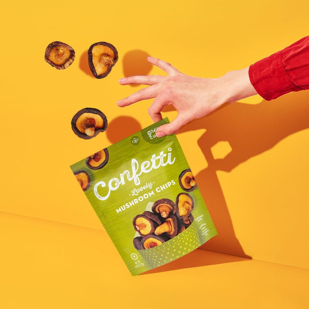 Mushroom Chips - Green Curry (12 Pack)